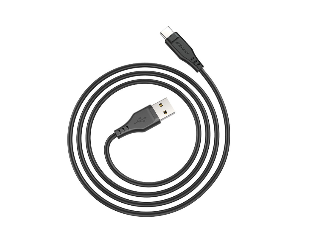 ACEFAST C3-04 USB-A to USB-C Charging Data Cable, 1.2m, 3A ACEFAST C3-04 USB-A to USB-C Charging Data Cable, 1.2m, 3A